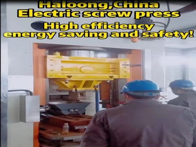 Haloong electric screw press,high efficiency energy saving ang safety!