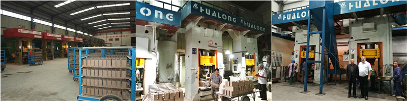 Customer Site for High Aluminum Brick Electric Screw Press