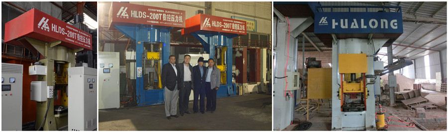 200T Power Press Machine,Customer Site