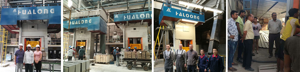 Foreign customer electric screw press delivery