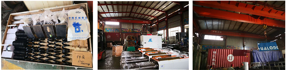 Installation in Foreign electric screw press customer's plant