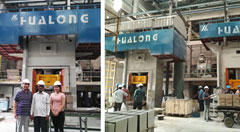 HALOONG electric screw press continues to export