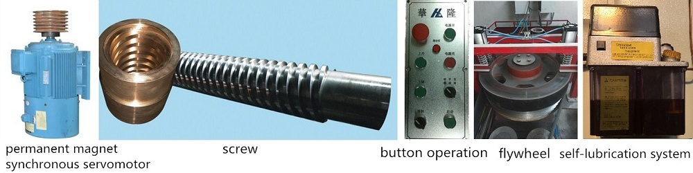 mechanical parts of servo press machine