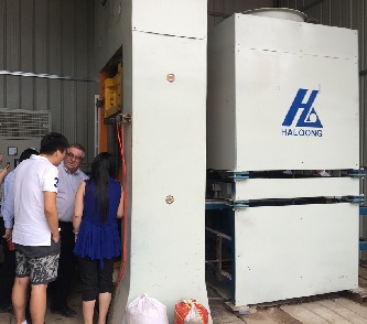 Customer Site for Automatic Weighing and Feeding Machine